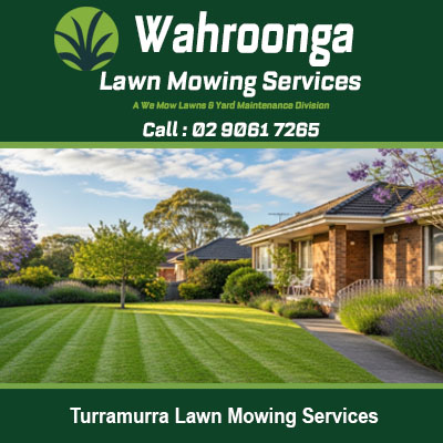 Beautifully maintained garden with neat grass stripes on home in Turramurra New South Wales