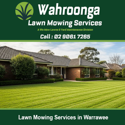 Expert lawn care results showing striped grass at house in Warrawee NSW suburb